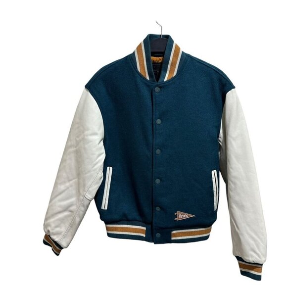 Levi's Coit Letterman Jacket‎ Mens Size XS Wool Blend Leather Varsity Bomber NWT - Picture 1 of 13